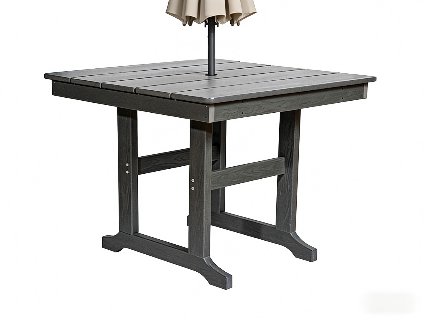 HDPE Outdoor Patio Dining Set with Table and 4 Chairs