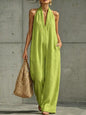 Halter Neck Wide-Leg Jumpsuit