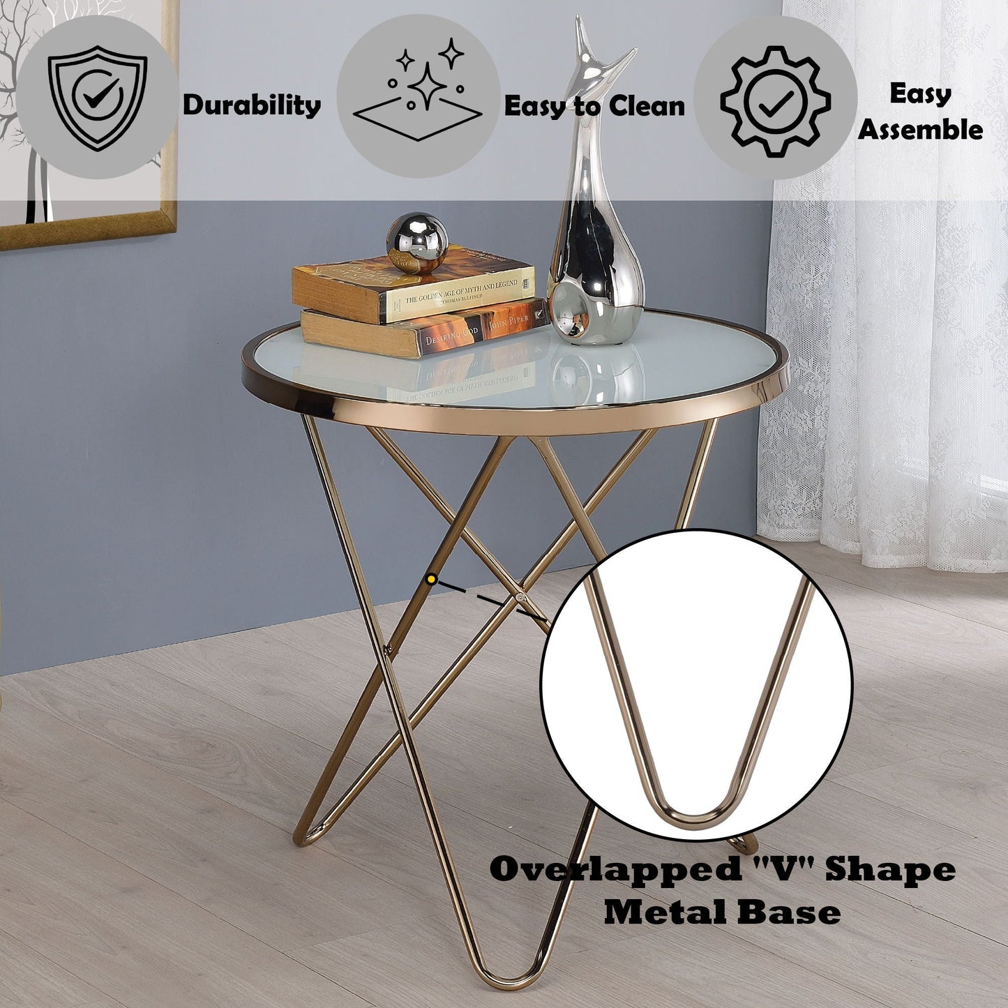 Valora Glass Coffee Table
