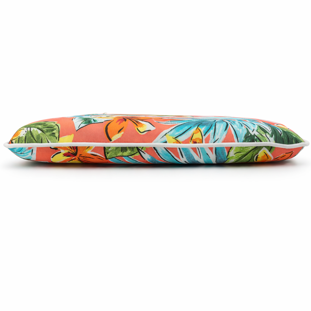 Outdoor Patio Chair Cushions Set of 4 - Bright Coral