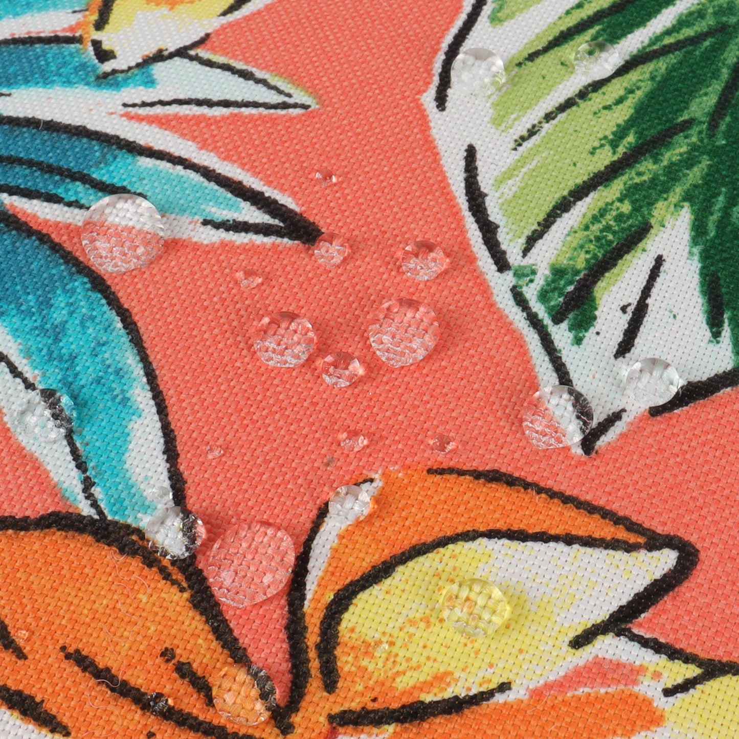 Outdoor Patio Chair Cushions Set of 4 - Bright Coral