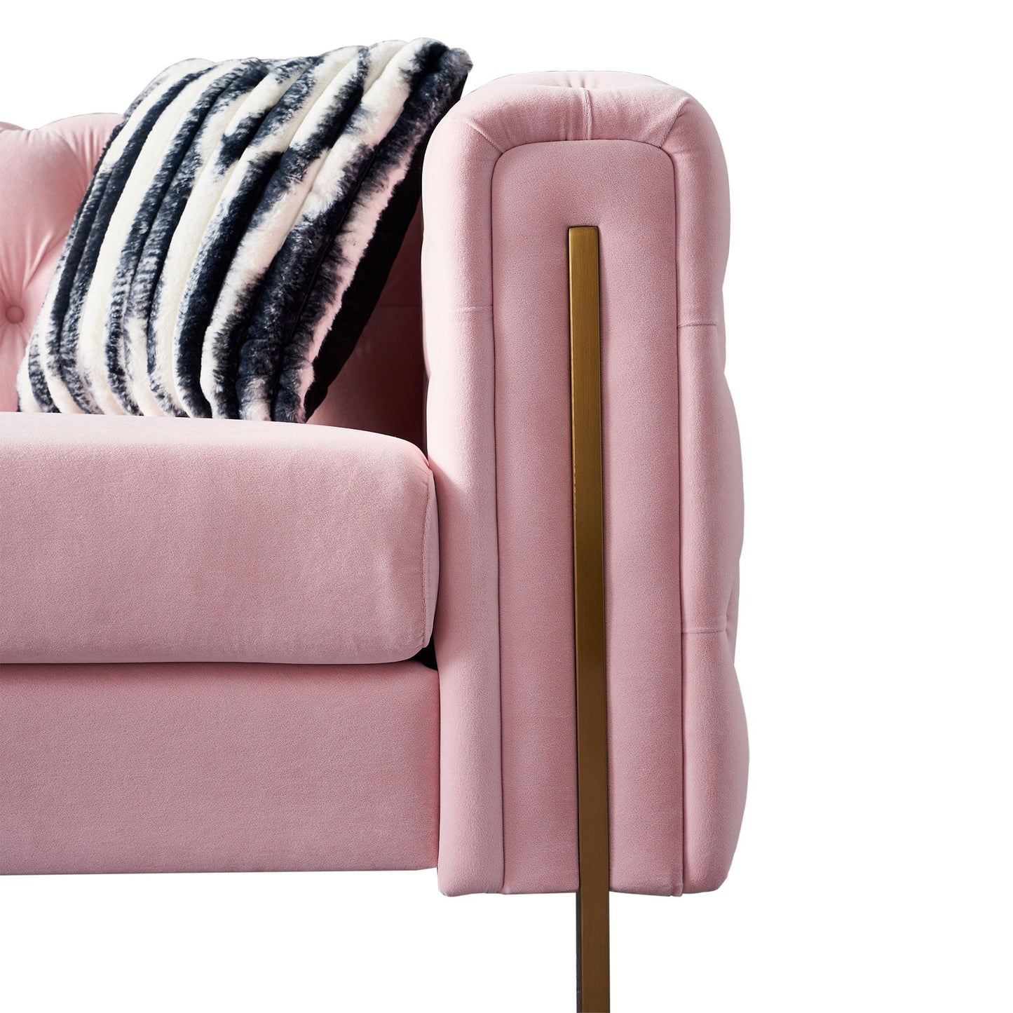 Chesterfield - Modern Tufted Living Room Sofa, 84.25''W Couch