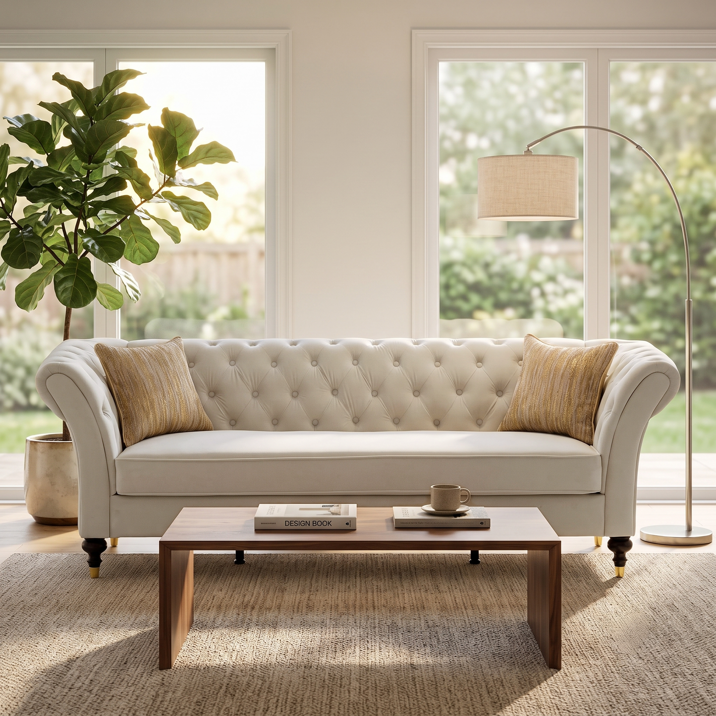 88.5" Chesterfield Sofa