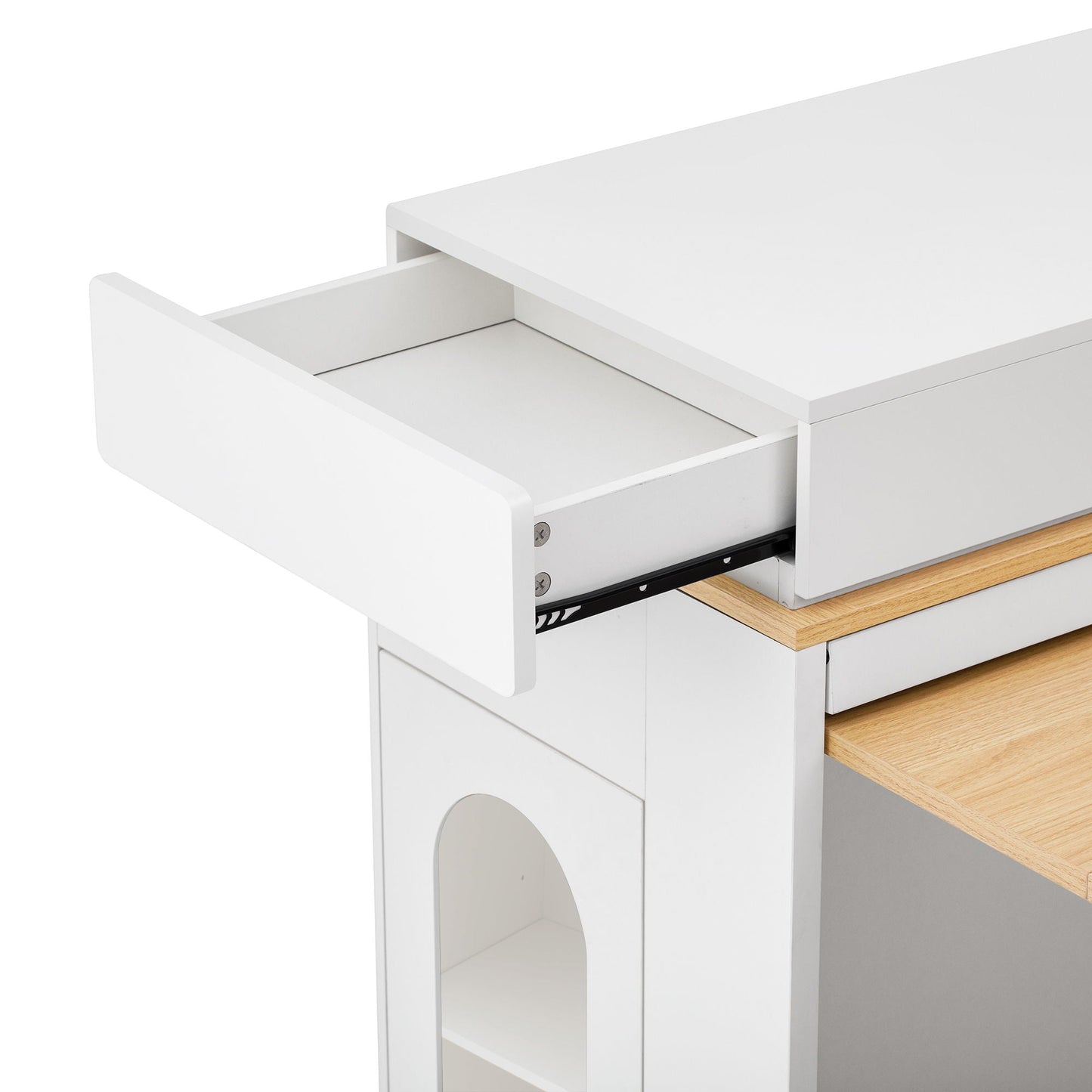 Extendable Dining Table With Folding Top