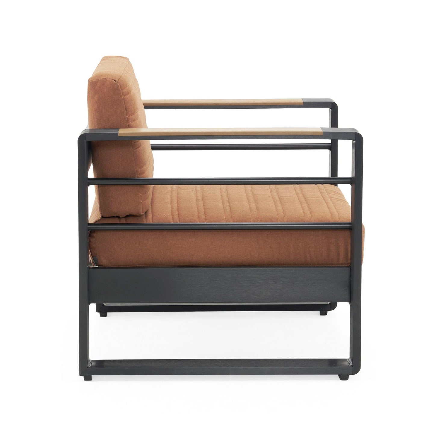 Giovanna Club Chair Set With Aluminum Frame