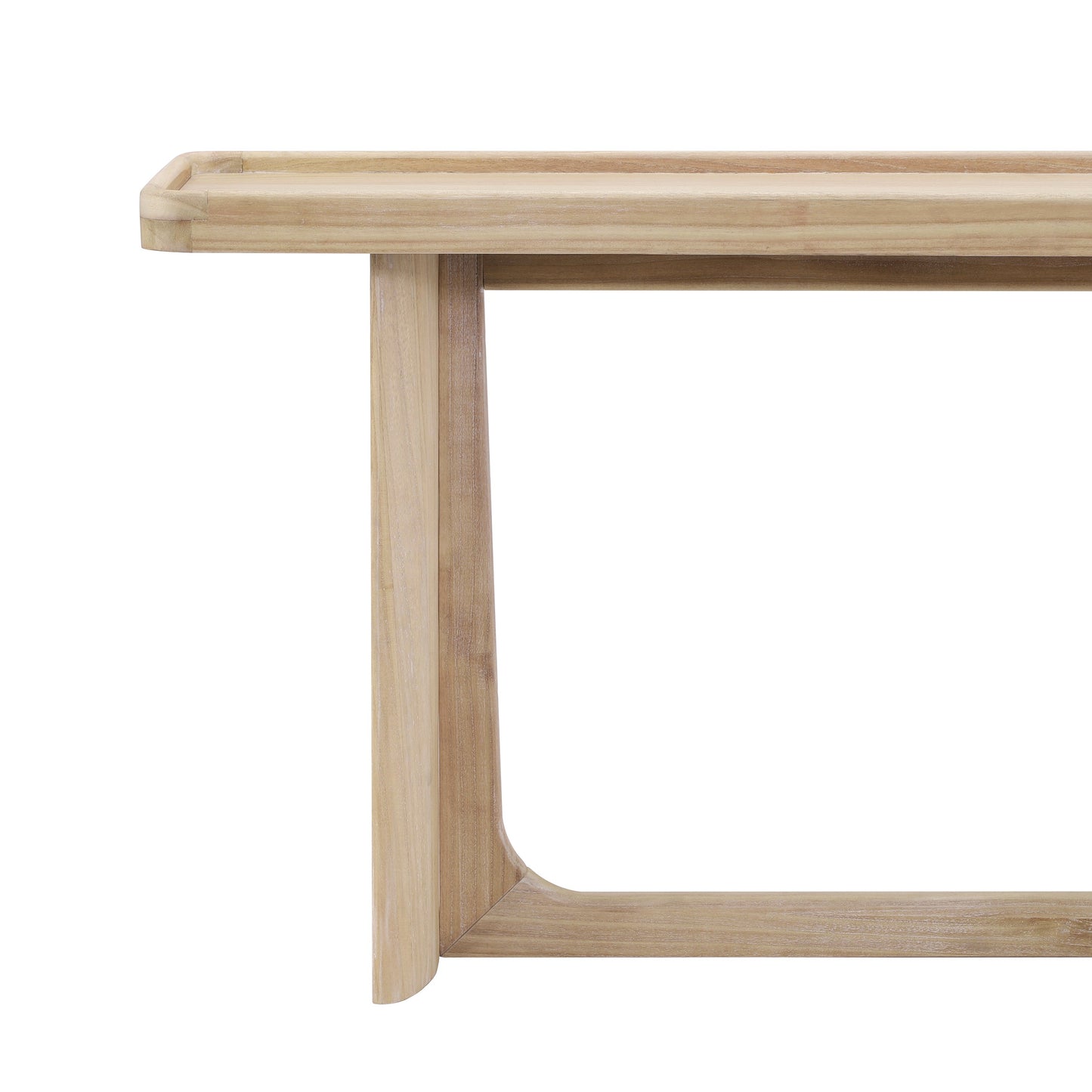 Farmhouse Console Table with Tray Top Design