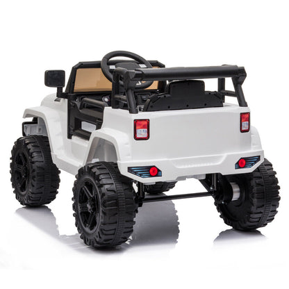 4x4 Double-Drive 12V Electric Car for Kids with Lights and MP3 Player