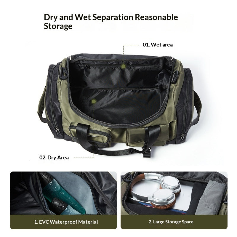 Mens Shoulder Bag Large Capacity For Fitness