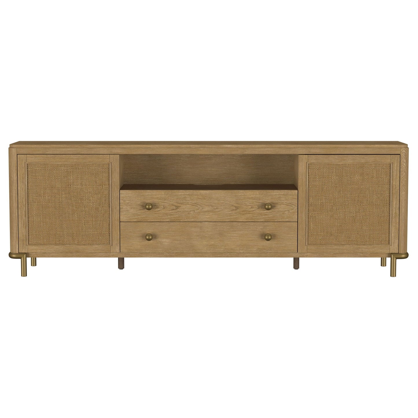 Benson - 2 Door TV Stand With Dual Drawers