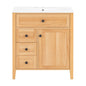 Bathroom Vanity With Sink, Soft Closing Cabinet