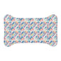 Pastel Pixel Weave in Diagonal Harmony - Pet Feeding Mat Pet Ze
