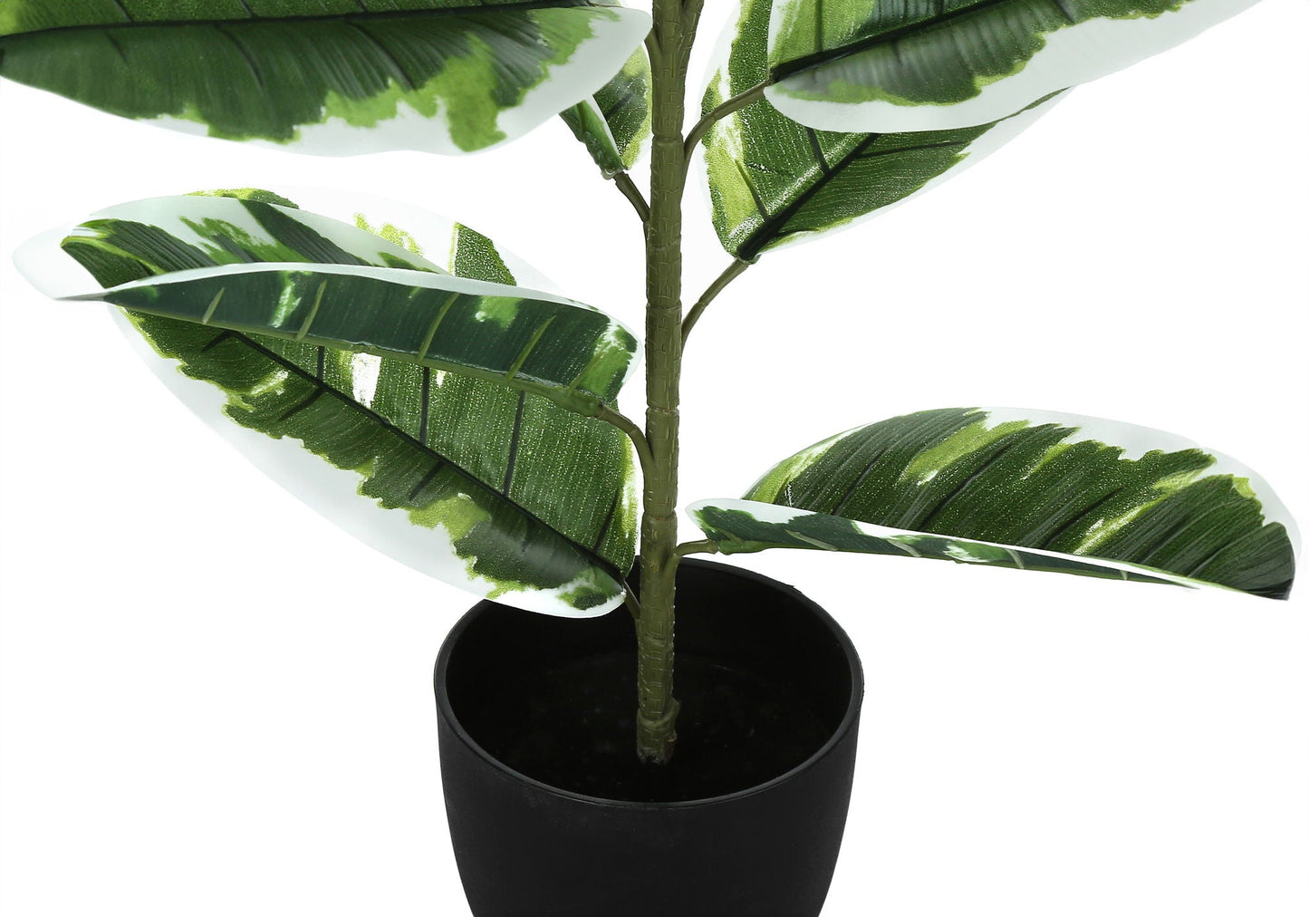27" Tall Real Touch Artificial Rubber Plant
