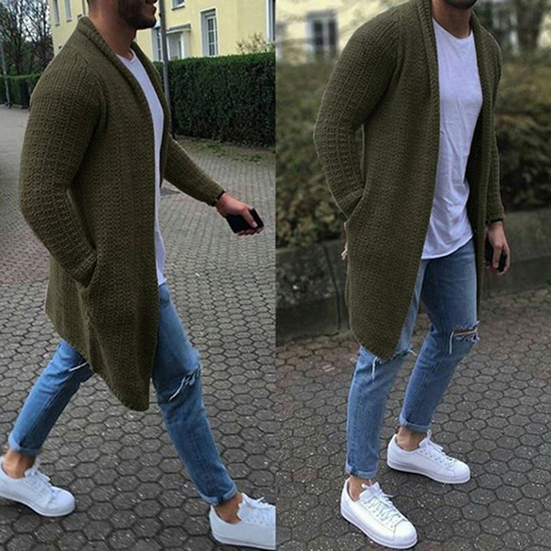 Sweater long sleeve plus size cardigan sweater