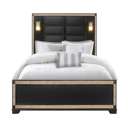 Lively - Bed With Lamps, Elegant Design