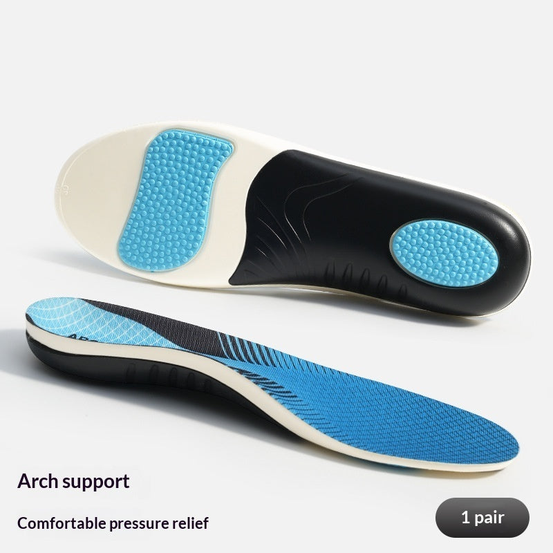 Arch-support Insoles With A U-shaped Heel Cup To Prevent Overpronation And Supination