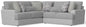 Titan - Sectional With Comfort Coil Seating And Accent Pillows Included