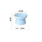 Ceramic Pet Cat Bowl Dog Bowl Anti-choke And Slow Food Anti-tumble High Foot Neck Protection Rice Bowl