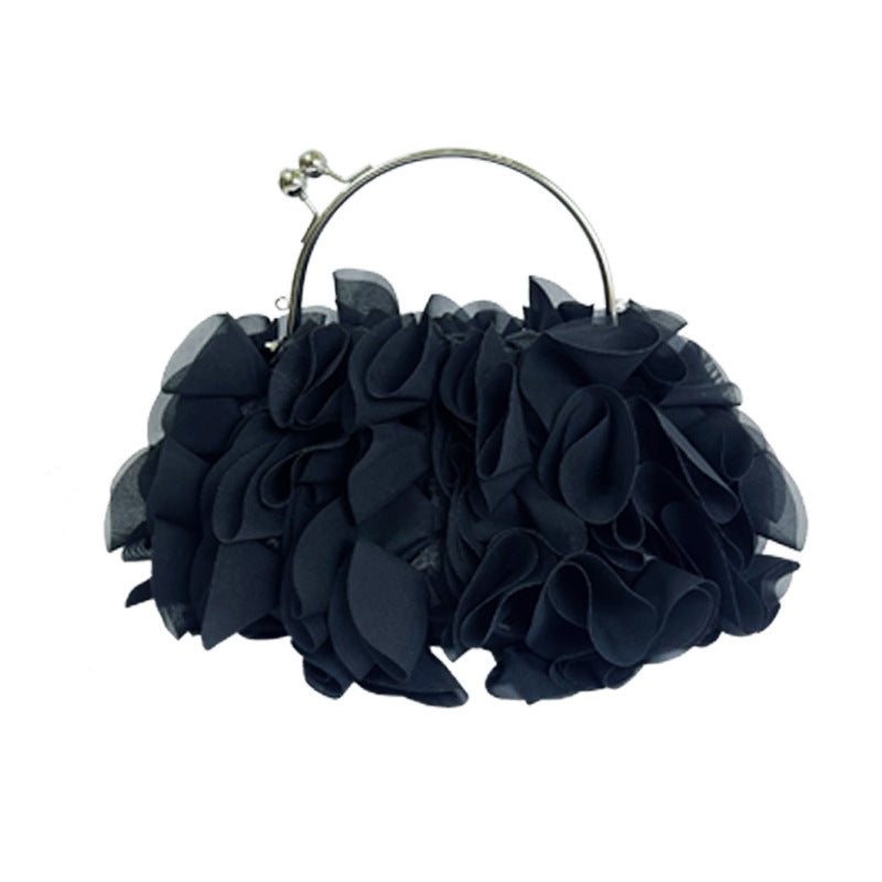 Womens Three-Dimensional Lace Casual Handbag
