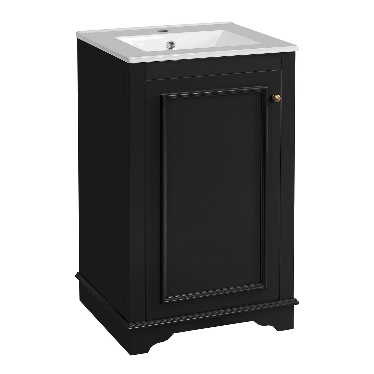 Bathroom Vanity With Sink, Freestanding Single Cabinet Set