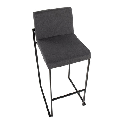 Fuji - Contemporary High Back Barstool Elegant Design