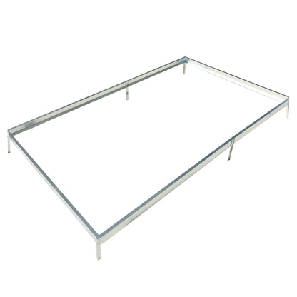 Polycarbonate house, Heavy Duty Outdoor Aluminum Walk-In House Kit With Rain Gutter, Vent And Door For Backyard Garden