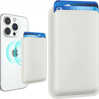 Applicable to Apple 15Magsafe magnetic card bag iPhone mobile phone card bag card holder PU magnetic suction