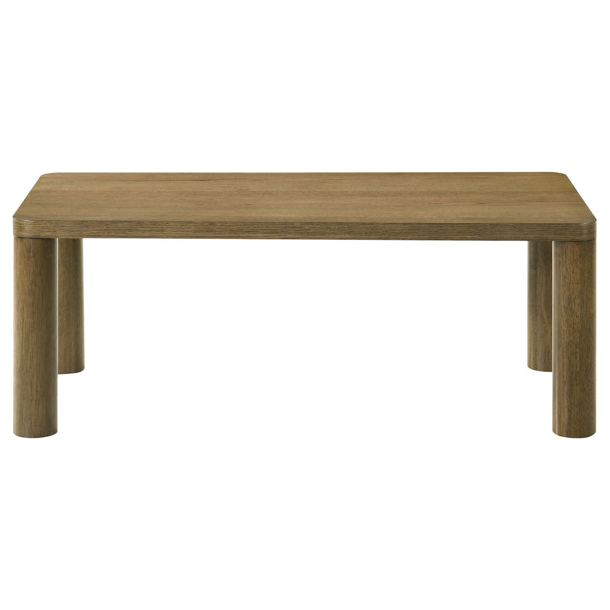 Castlewood 2-piece Cocktail Coffee Table Set Brown Oak