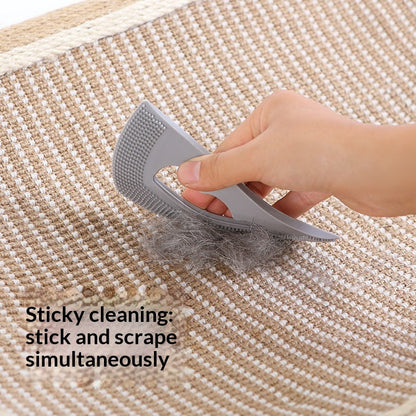 Pet Silicone Hair Removal Brush, Washable Dust And Hair Scraper
