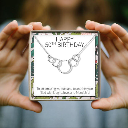 50th Birthday Necklace