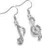 Faux Fur Pom Pom Tassel Drop Dangle Earrings Set