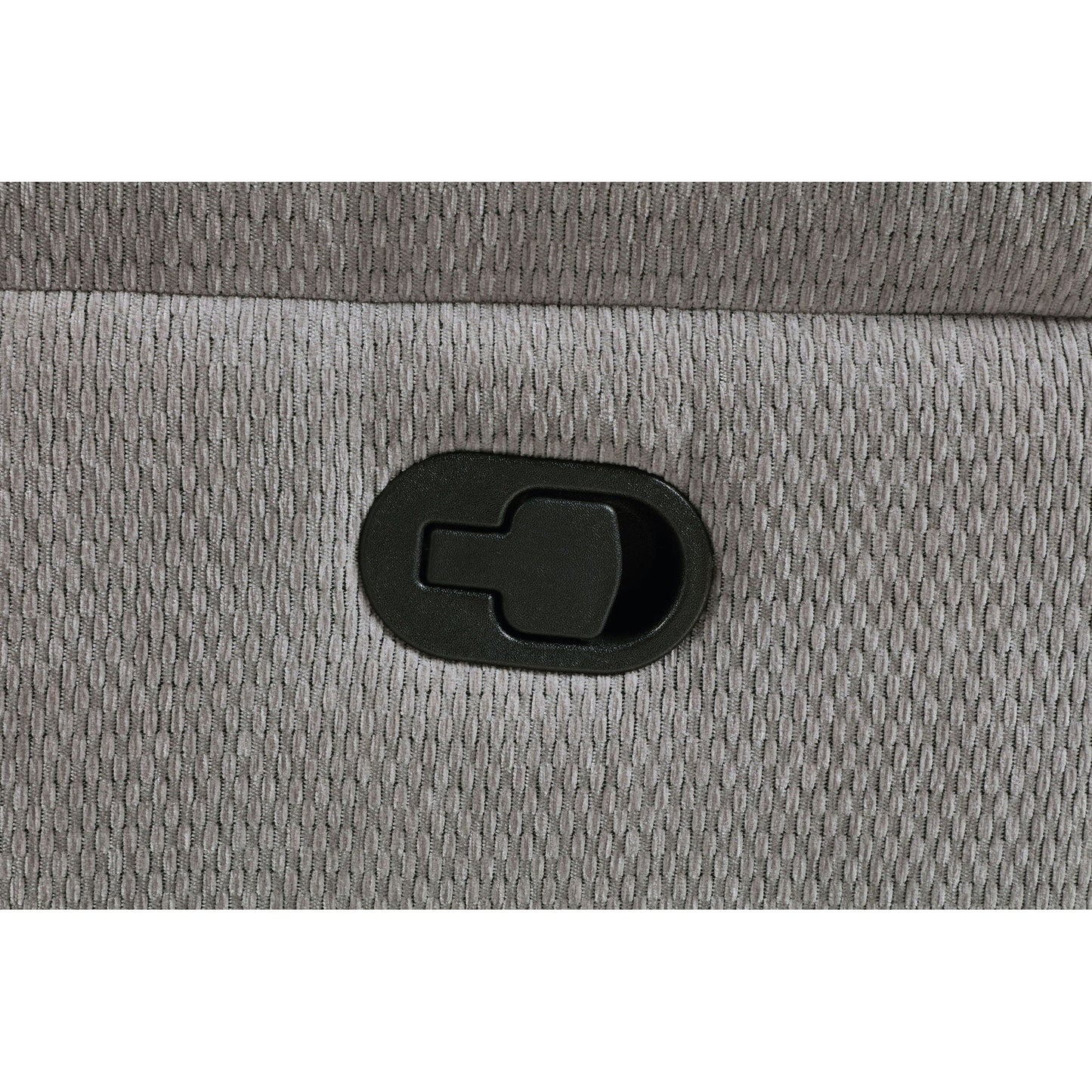 Sebring - Upholstered Glider Recliner Chair With Manual Recline And Smooth Gliding Motion - Gray