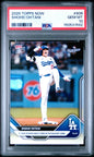 Graded 2025 Topps Now Shohei Ohtani #906 1st Ever to Reach Base 9 Times in Postseason Game Baseball Card PSA 10 Gem Mint