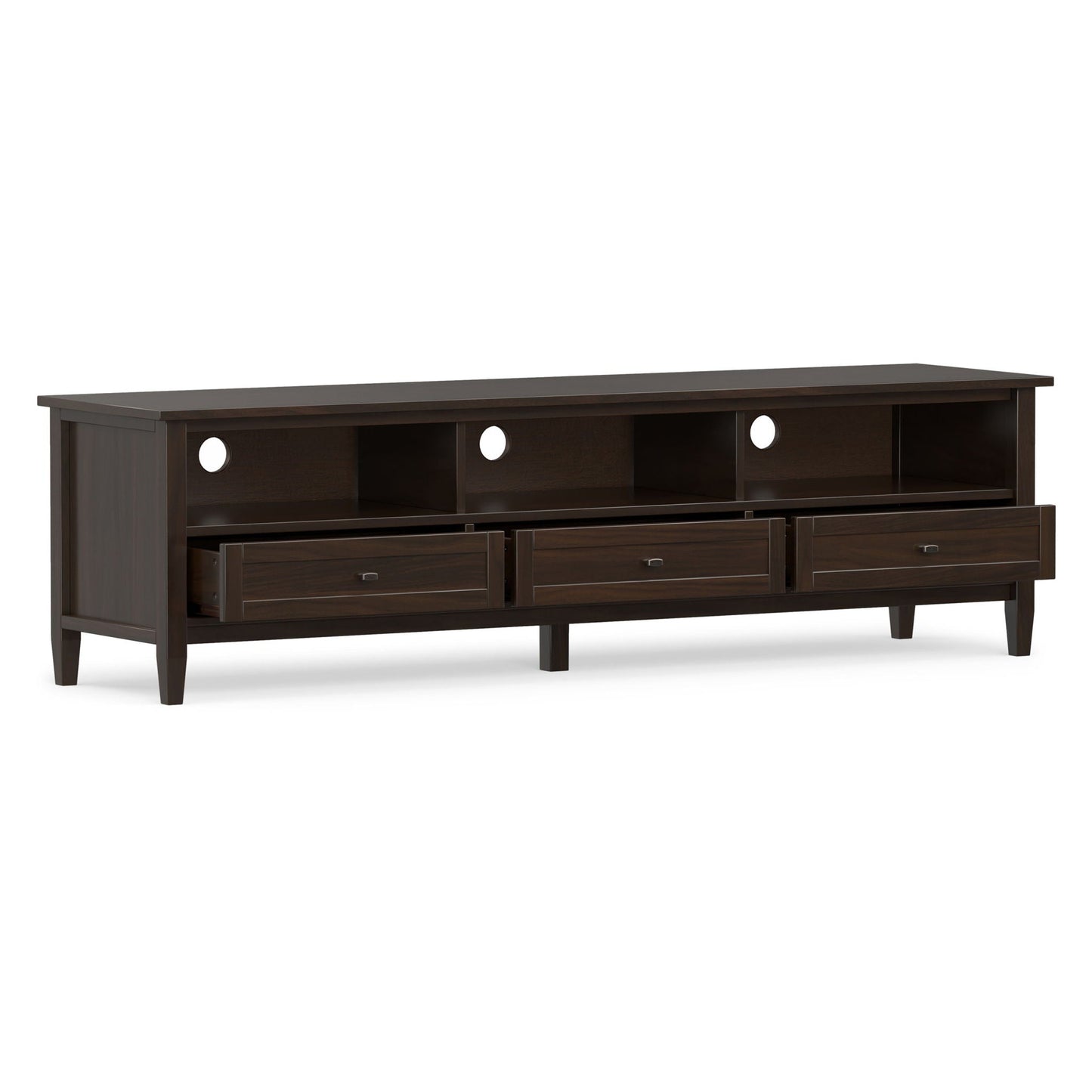 Warm Shaker - Handcrafted Low TV Media Stand