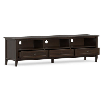 Warm Shaker - Handcrafted Low TV Media Stand