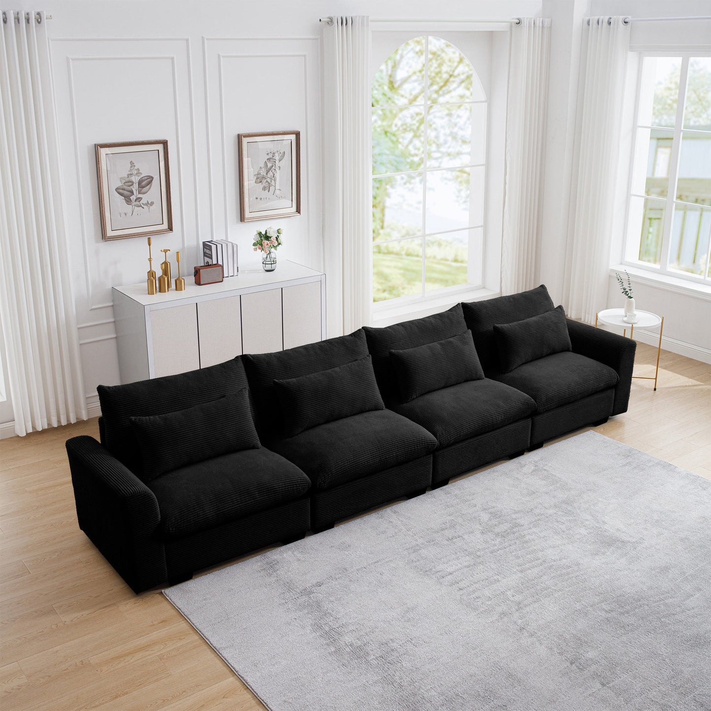 4 Seater Deep Seat Couches for Living Room