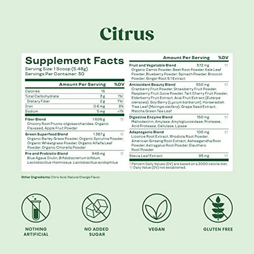 Organic Super Greens Powder Juice & Smoothie Mix
