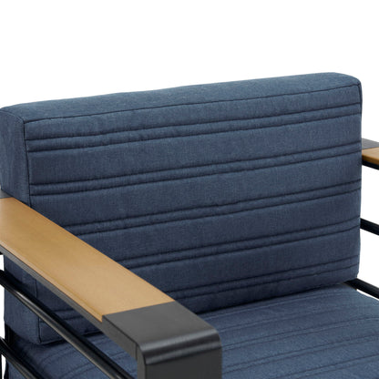 Giovanna Club Chair Set With Aluminum Frame