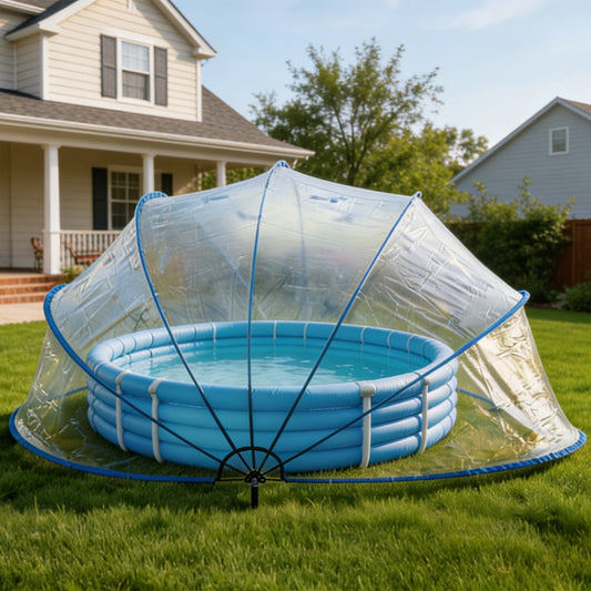 18ft Ground-Mounted Retractable Pool Cover