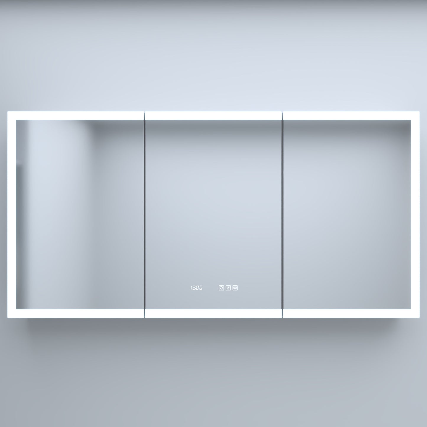 60 in. W x 30 in. H Rectangular Bathroom Mirror