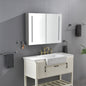 LED Large Rectangular Aluminum Alloy Surface Mount Medicine Cabinet
