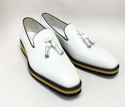 Maurice Calfskin Loafer - White
