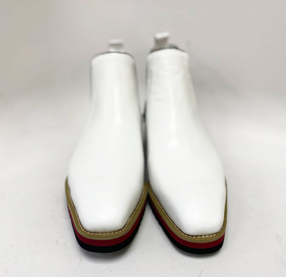Maurice Calfskin Boot - White