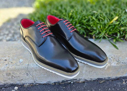 Carrucci Derby Calfskin - Black