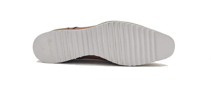 Carrucci Derby Calfskin - Chestnut