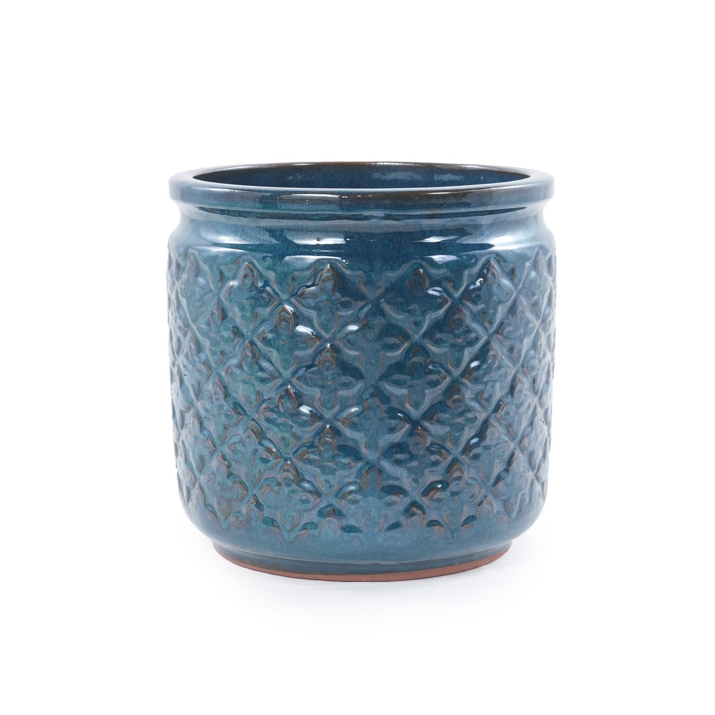Handmade Ceramic Flower Pot Set of 3, 15/12/9 Inch Diameter