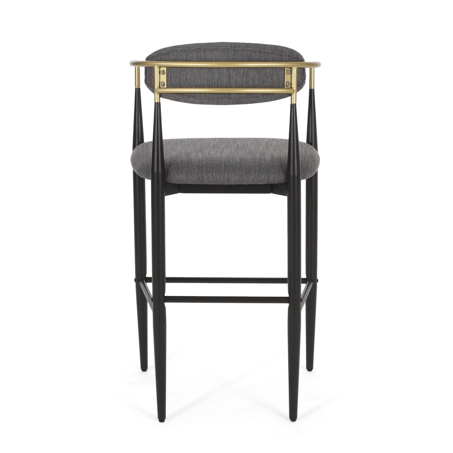 Upholstered Bar Stools With Backs For Kitchen Island (Set of 2)