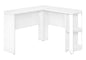 Computer Desk, Home Office, Corner, Storage Shelves, L Shape, Laptop, Contemporary & Modern