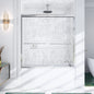 Semi-Frameless Double Sliding Shower Door