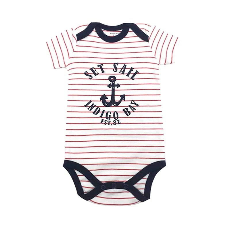 New Cotton Baby Short-sleeved One-piece Home Service