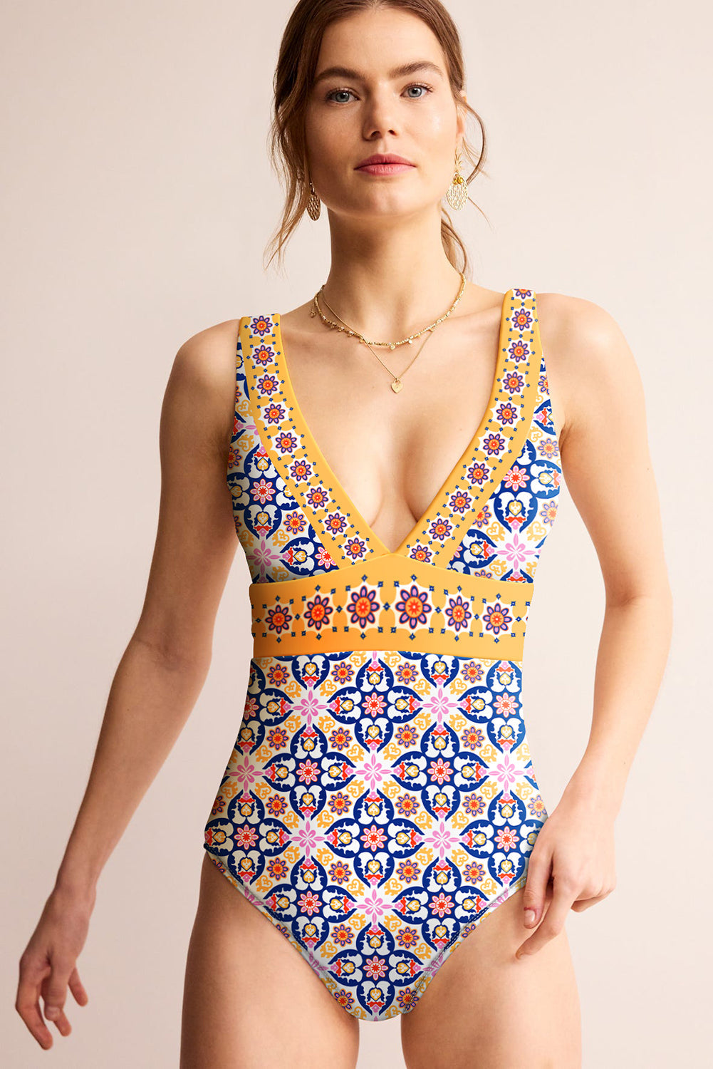 Briar Print One Piece Swimsuit